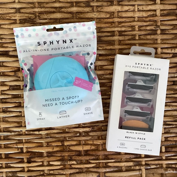 Sphynx all-in-one portable razor with refill pack - Picture 1 of 5